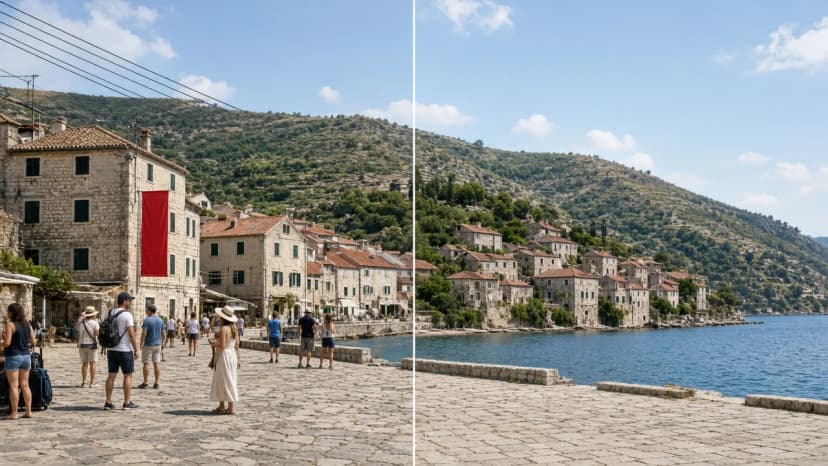 AI-fotoeditor i Framky: ret et foto med én instruktion før print