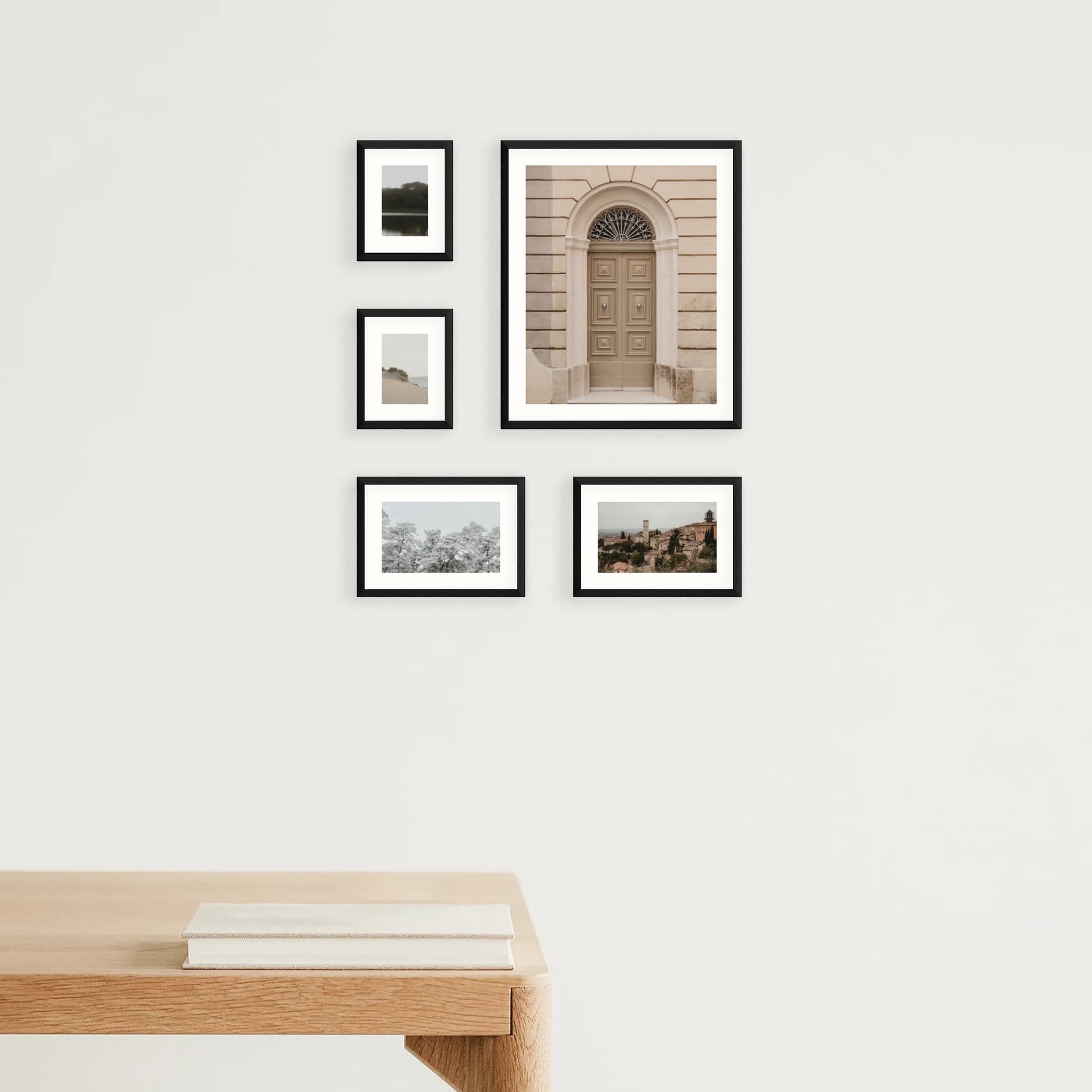 Fotostěna 5 rámů - Crosspoint - vnitřní pohled