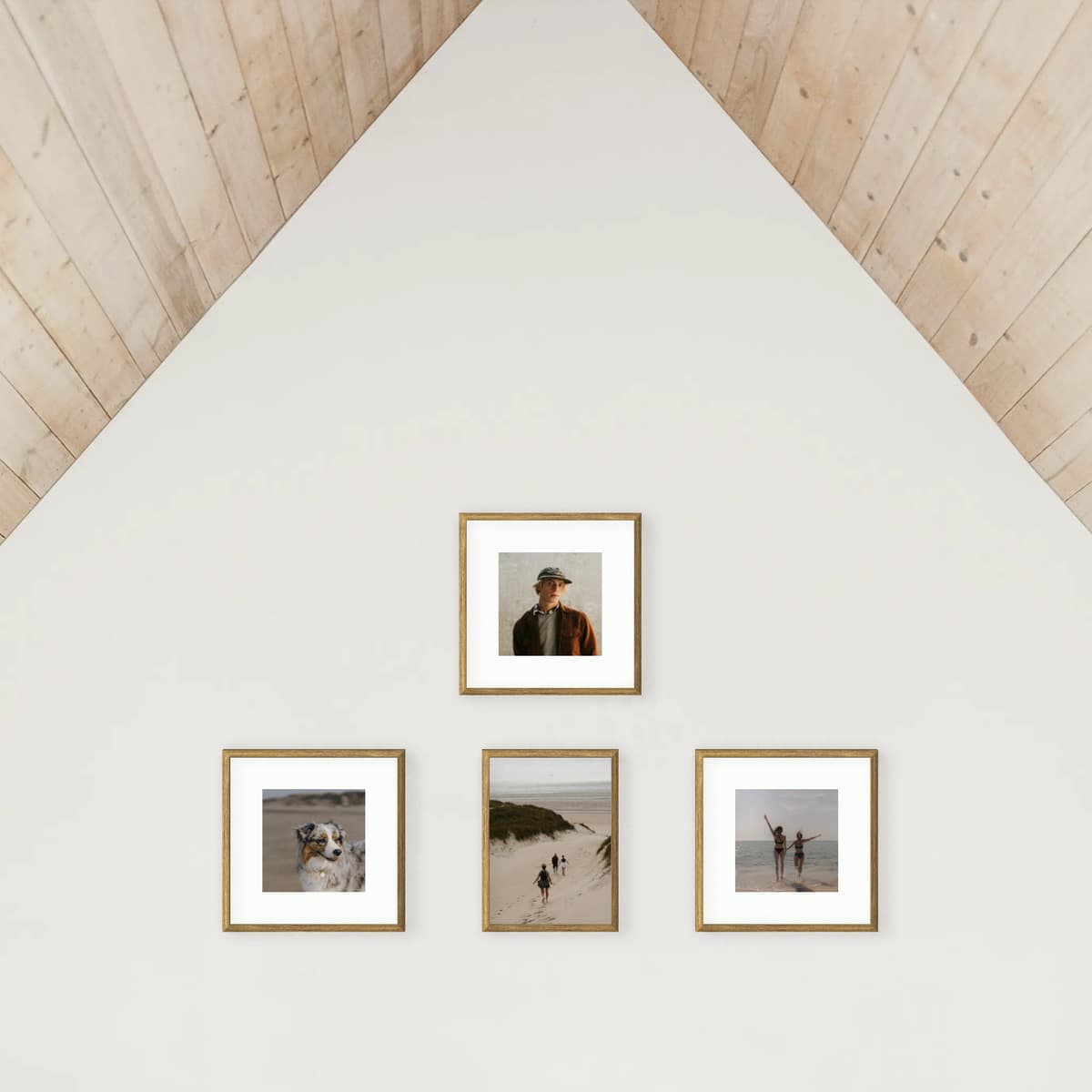 Parete fotografica 4 cornici - Galleria Gable - vista interna