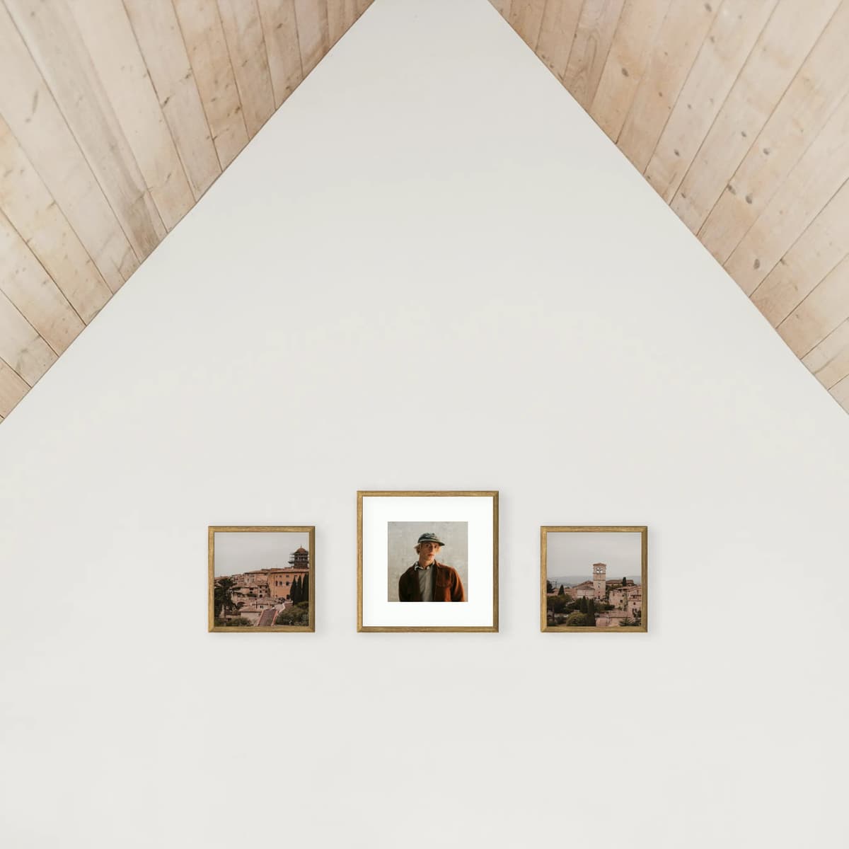 Parete fotografica 3 cornici - Galleria Gable - vista interna