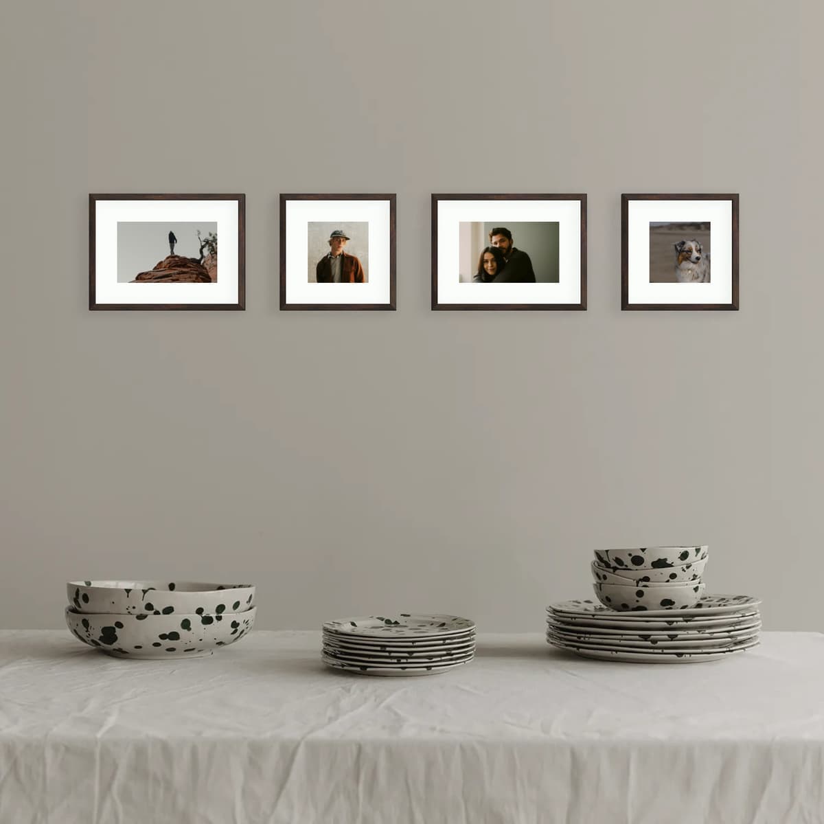 Parete fotografica 4 cornici - Galleria Core - vista interna