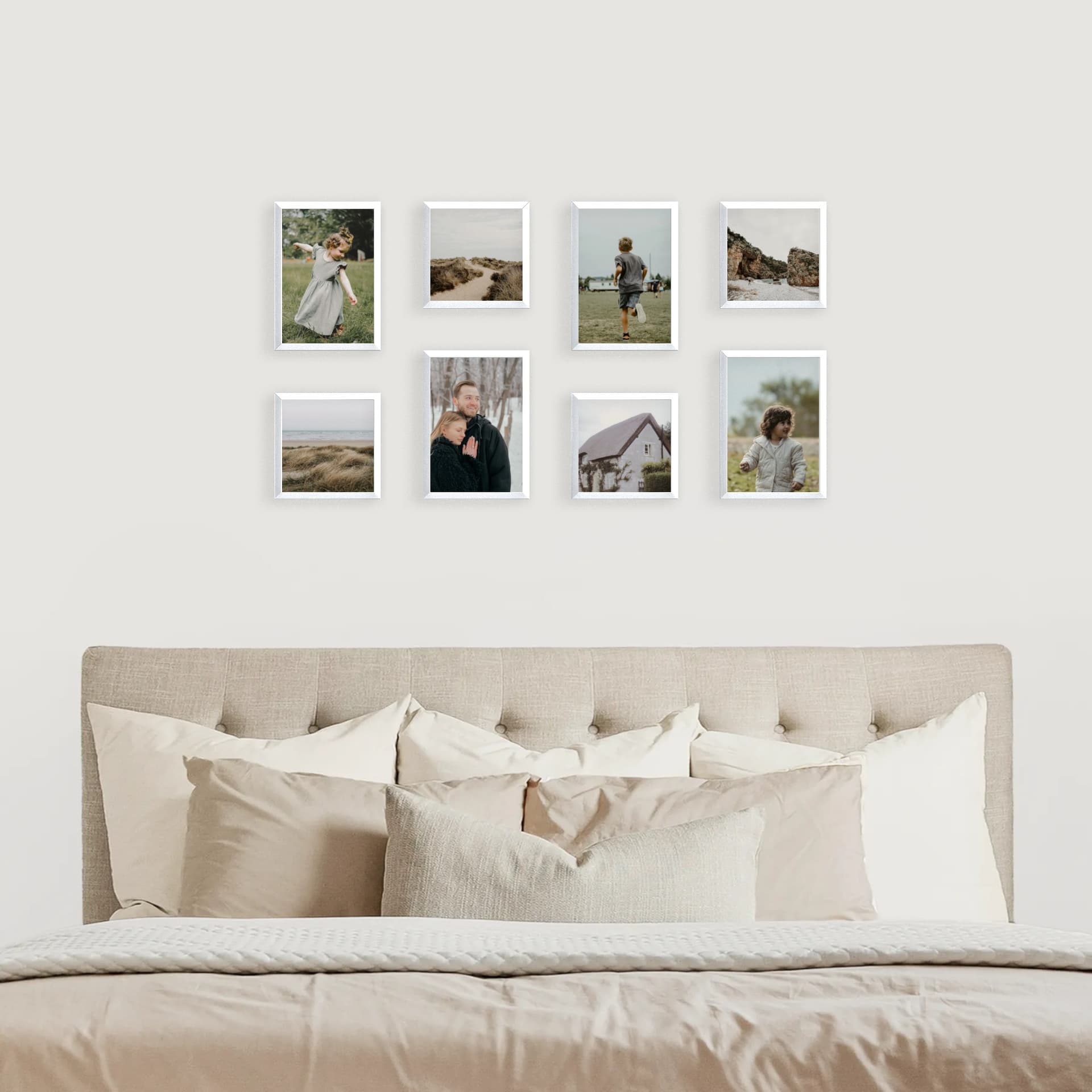 Parete fotografica 8 cornici - Whispered Stories - vista interna