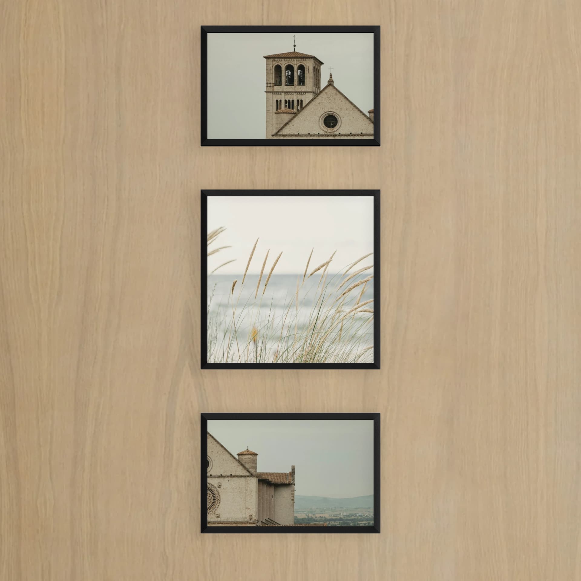 Mur de photos 3 cadres - Modern Corridor - vue principale