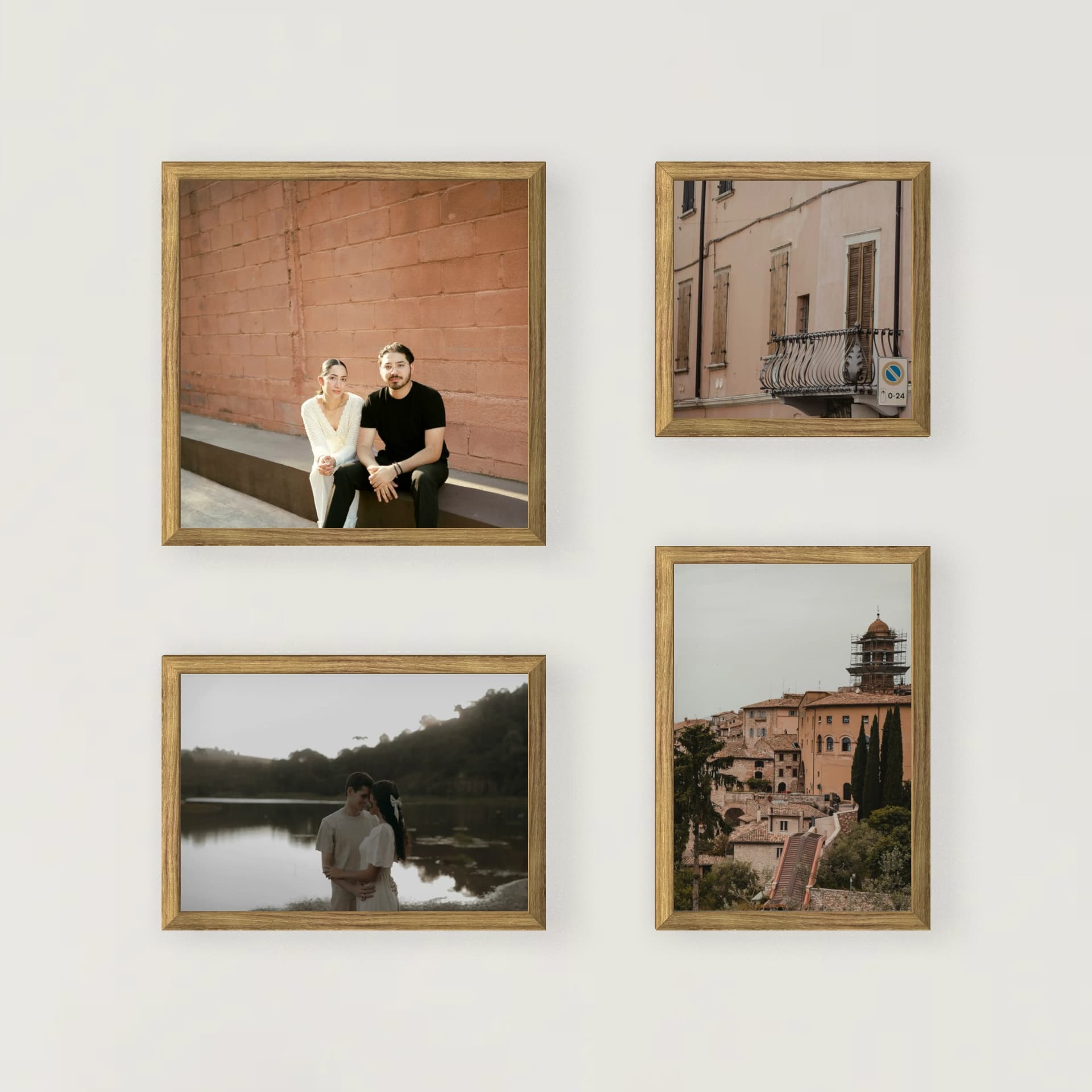 Mur de photos 4 cadres - Modular Light - vue principale