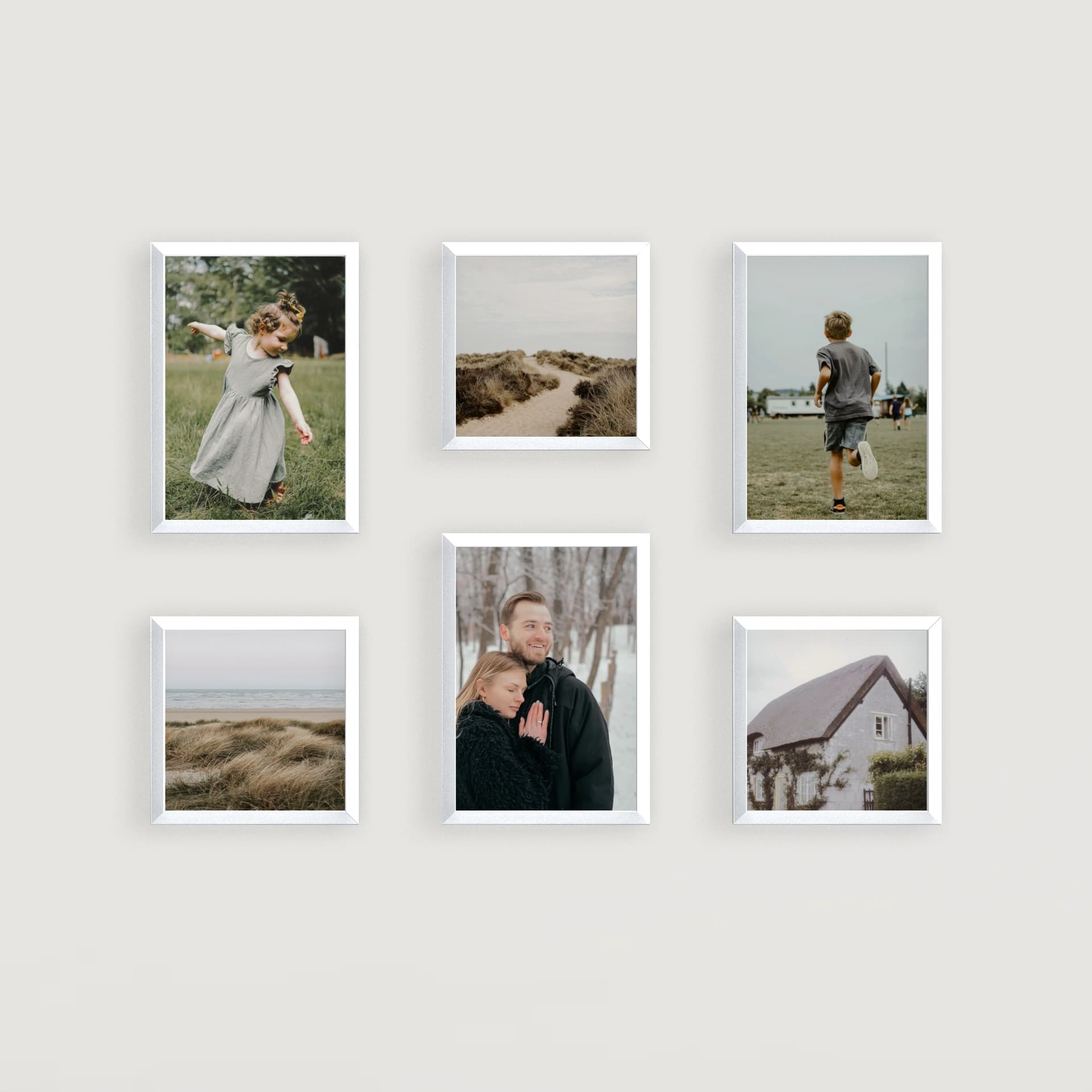 Parete fotografica 6 cornici - Whispered Stories - vista principale